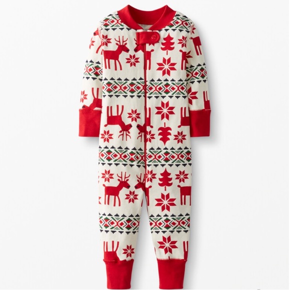Hanna Andersson Other - Hanna Andersson Dear Deer Baby Zip Sleeper Pajamas